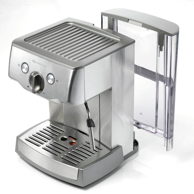 Espressomaskin i metall, uten kvern