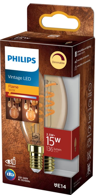 Philips Giant LED-pære 3W E14