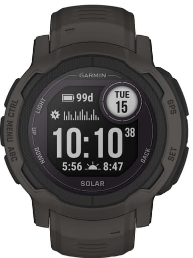 Garmin Instinct 2 Solar utendørsklokke (grafitt)