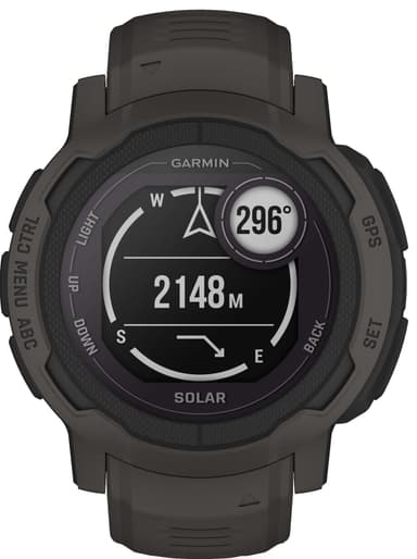 Garmin Instinct 2 Solar utendørsklokke (grafitt)