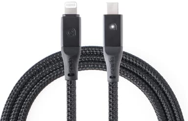 apias Smart USB-C - Lightning ladekabel 2 m (sort)