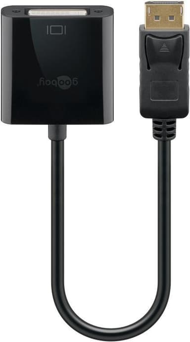 DisplayPort/DVI-D adapterkabel 1.2, nikkelbelagt