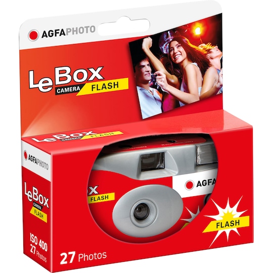 Agfaphoto LeBox Flash analogt engangkamera