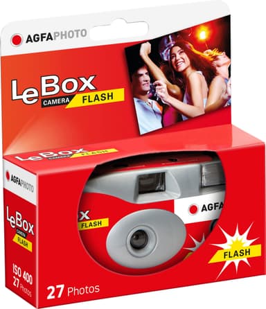 Agfaphoto LeBox Flash analogt engangkamera
