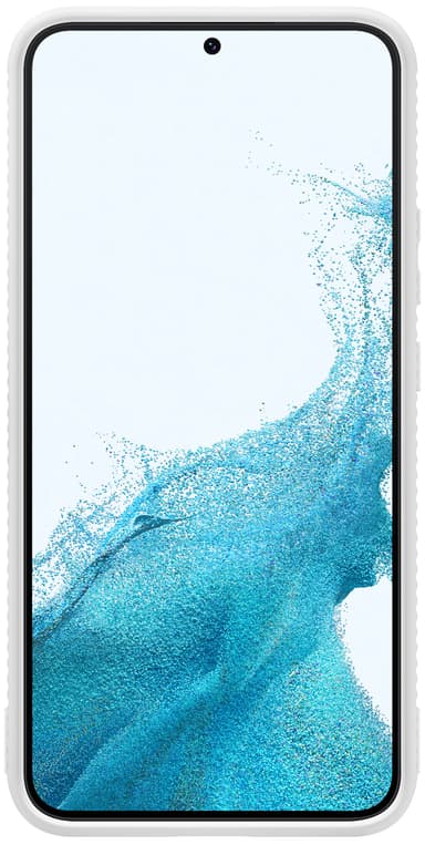Samsung S22 Plus beskyttende stativdeksel (hvit)