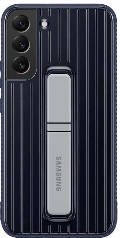 Samsung S22 Plus beskyttende stativdeksel (blå)