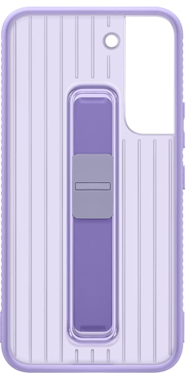 Samsung S22 beskyttende stativdeksel (lavender)