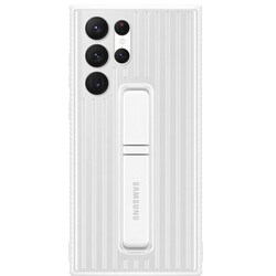 Samsung S22 Ultra beskyttende stativdeksel (hvit)
