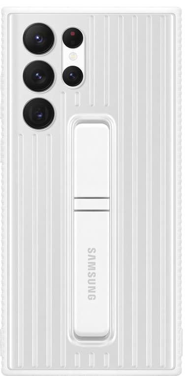 Samsung S22 Ultra beskyttende stativdeksel (hvit)