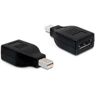 DeLOCK Mini DisplayPort til DisplayPort, svart