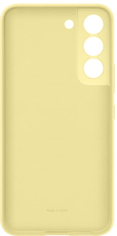 Samsung S22 silikondeksel (gul)