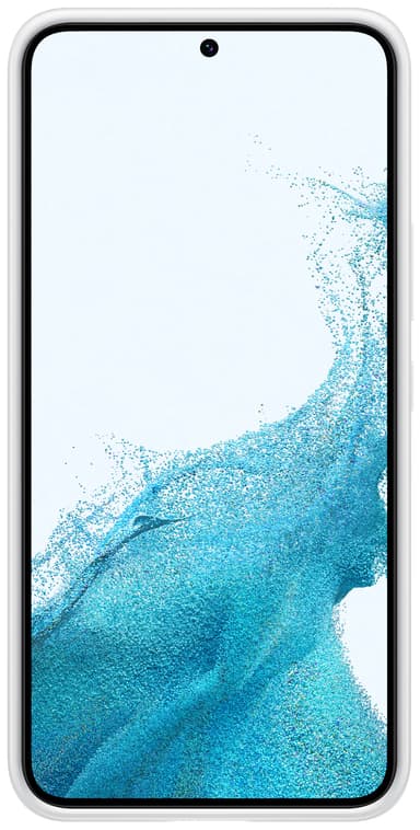 Samsung S22 rammedeksel (hvit)