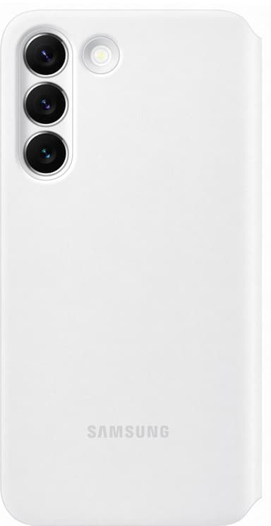 Samsung Clear View Galaxy S22 deksel (hvit)
