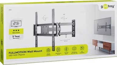 Goobay TV-veggfeste Basic FULLMOTION (M)
