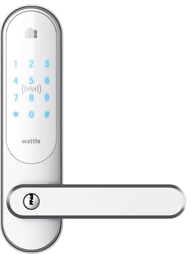 Wattle Dørlås Touch (hvit)
