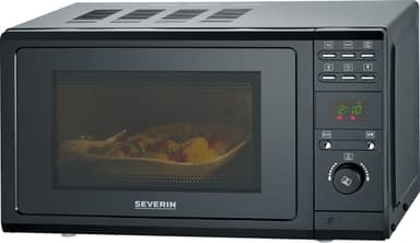 Mikroovn m. grill 20 liter Svart