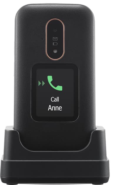 Doro 6881 mobiltelefon (sort/hvit)
