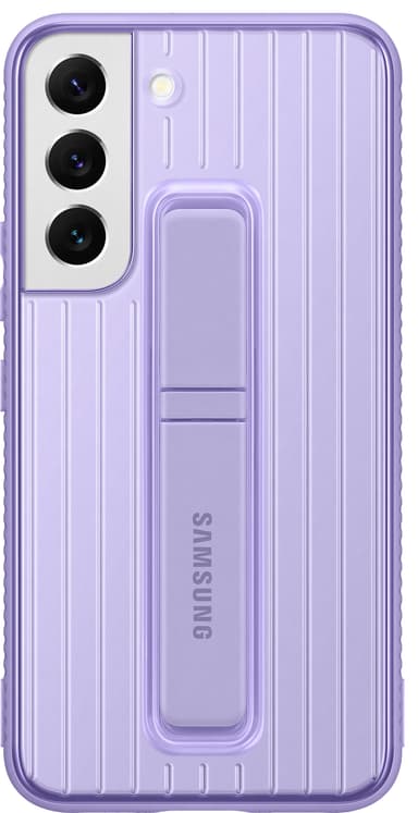 Samsung S22 beskyttende stativdeksel (lavender)