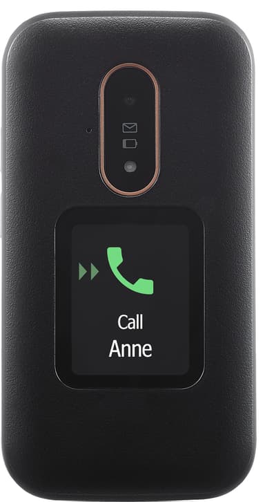 Doro 6881 mobiltelefon (sort/hvit)