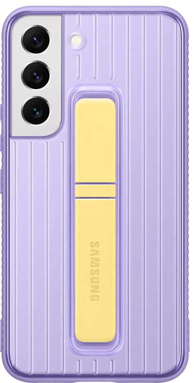 Samsung S22 beskyttende stativdeksel (lavender)