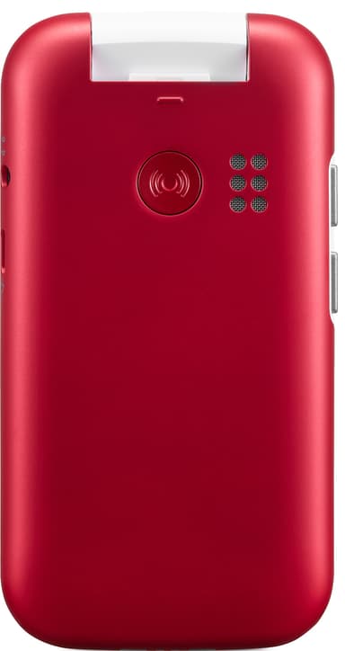 Doro 6821 mobiltelefon (rød/hvit)