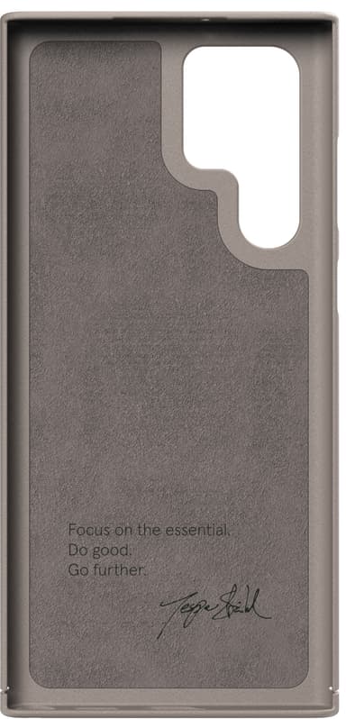 Nudient Samsung Galaxy S22 Ultra deksel (beige)