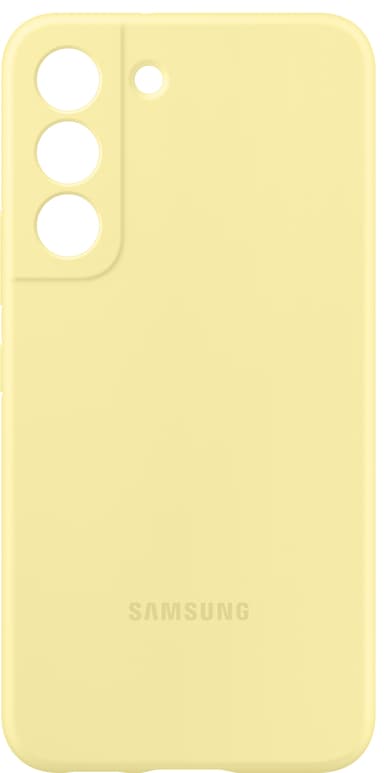 Samsung S22 silikondeksel (gul)