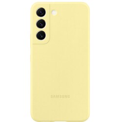 Samsung S22 silikondeksel (gul)
