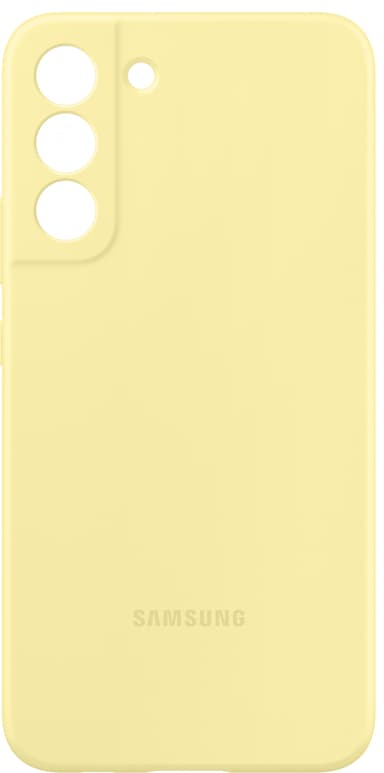 Samsung S22 Plus silikondeksel (gul)