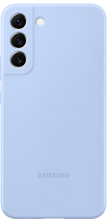 Samsung S22 Plus silikondeksel (himmelblå)