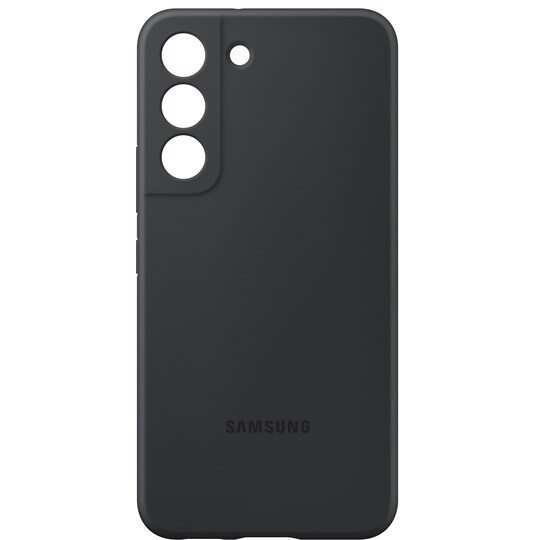 Samsung S22 silikondeksel (sort)