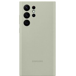 Samsung S22 Ultra silikondeksel (olivengrønn)