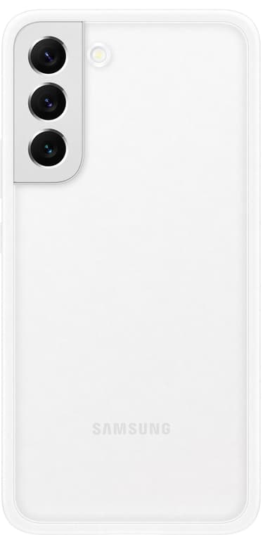 Samsung S22+ rammedeksel (hvit)
