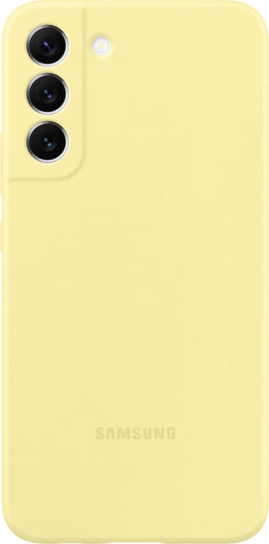 Samsung S22 Plus silikondeksel (gul)
