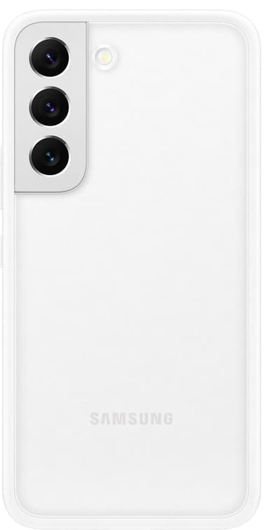 Samsung S22 rammedeksel (hvit)
