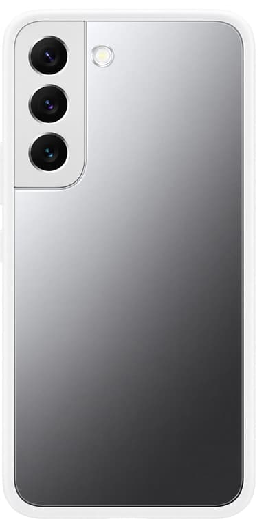 Samsung S22 rammedeksel (hvit)