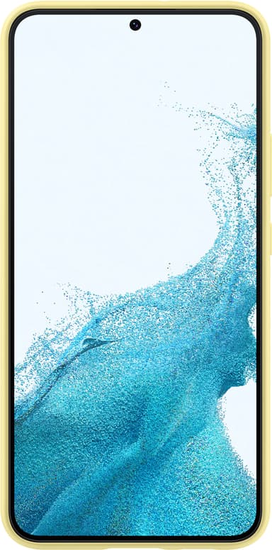 Samsung S22 Plus silikondeksel (gul)