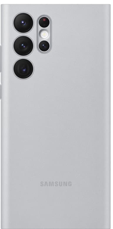 Samsung LED View Galaxy S22 Ultra deksel (lysegrå)