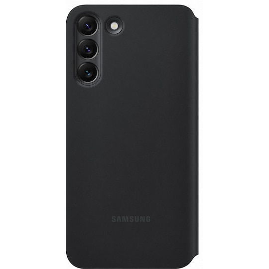 Samsung Clear View Galaxy S22 Plus deksel (sort)