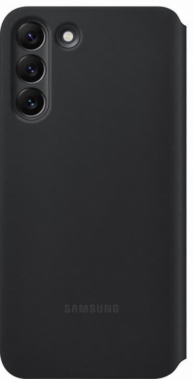 Samsung Clear View Galaxy S22 Plus deksel (sort)
