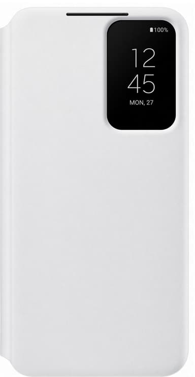 Samsung Clear View Galaxy S22 deksel (hvit)