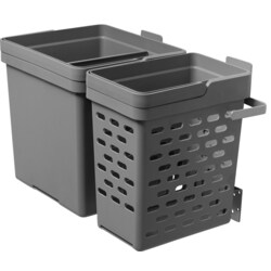 Epoq 2 sorteringsløsning for avfall (grå)