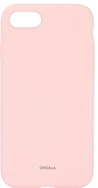 Onsala iPhone 6/7/8/SE Gen. 3 silikondeksel (chalk pink)