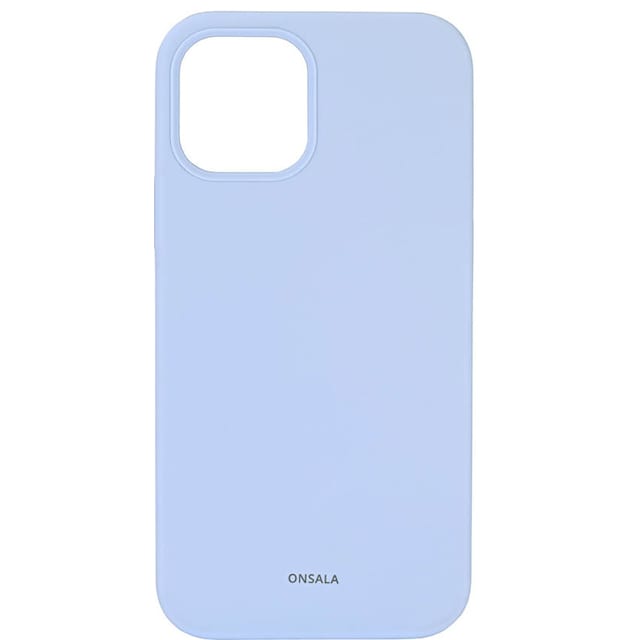 Onsala iPhone 12/12 Pro silikondeksel (lyseblå)