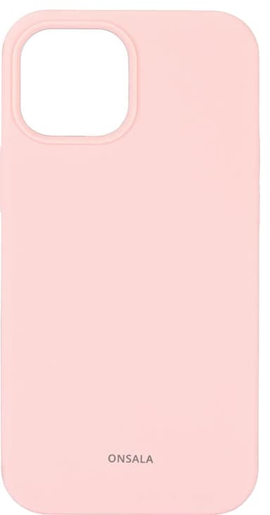 Onsala iPhone 13 mini silikondeksel (chalk pink)