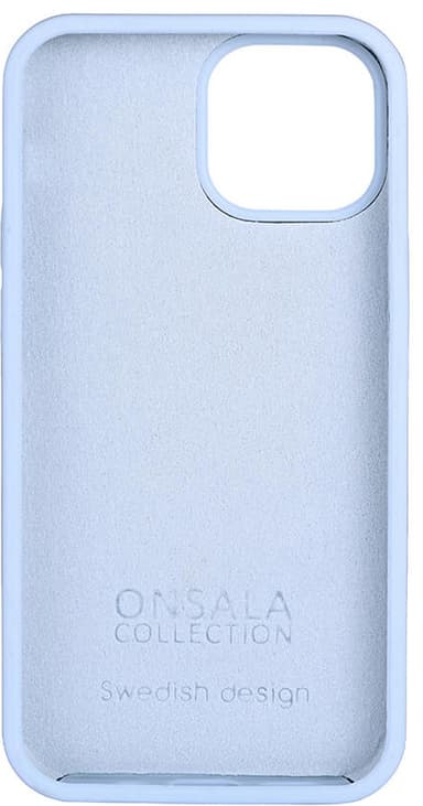 Onsala iPhone 13 mini silikondeksel (lyseblå)