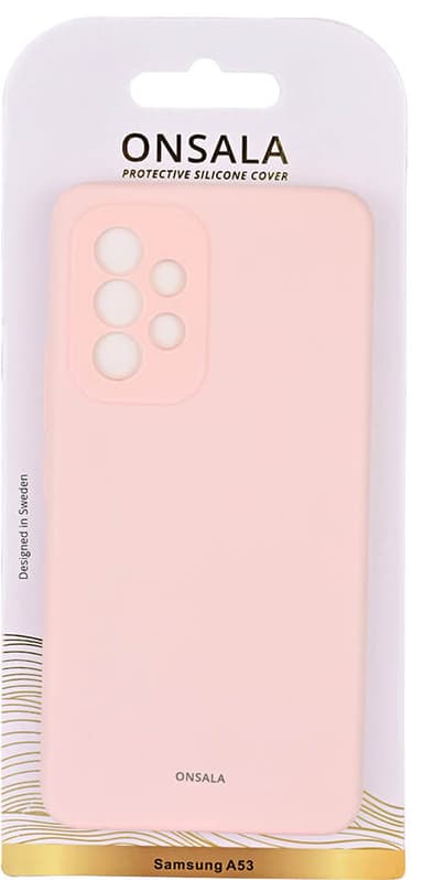 Onsala Silicone deksel til Samsung Galaxy A53 (Chalk Pink)