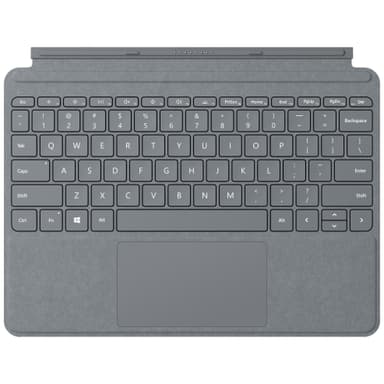 Surface Go Signature Type tastaturdeksel (platinagrå)