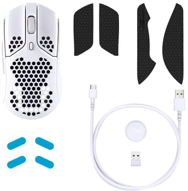 HyperX Pulsefire Haste Wireless gamingmus (hvit)