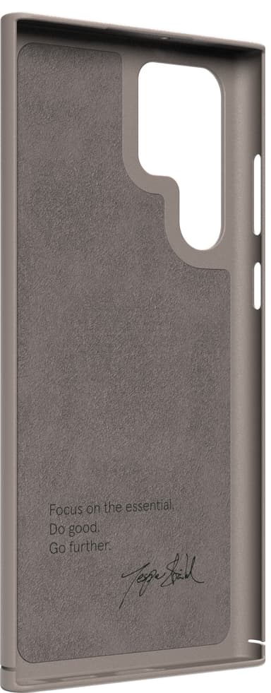 Nudient Samsung Galaxy S22 Ultra deksel (beige)